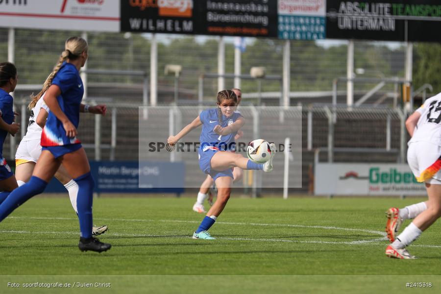 Stadion am Schönbusch, Aschaffenburg, 09.06.2024, sport, action, DFB, Fussball, Juniorinnen, Womens U16, Länderspiel, GER, USA, Deutschland - Bild-ID: 2415318