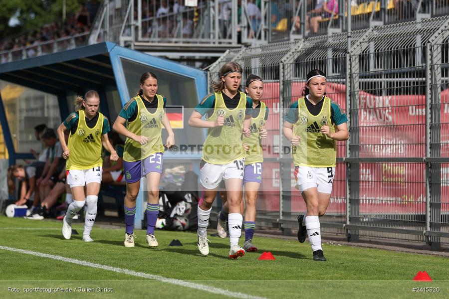 Stadion am Schönbusch, Aschaffenburg, 09.06.2024, sport, action, DFB, Fussball, Juniorinnen, Womens U16, Länderspiel, GER, USA, Deutschland - Bild-ID: 2415320