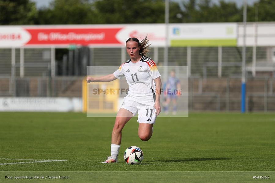 Stadion am Schönbusch, Aschaffenburg, 09.06.2024, sport, action, DFB, Fussball, Juniorinnen, Womens U16, Länderspiel, GER, USA, Deutschland - Bild-ID: 2415322