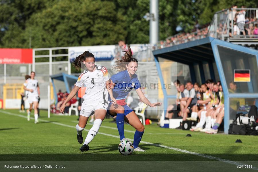 Stadion am Schönbusch, Aschaffenburg, 09.06.2024, sport, action, DFB, Fussball, Juniorinnen, Womens U16, Länderspiel, GER, USA, Deutschland - Bild-ID: 2415338