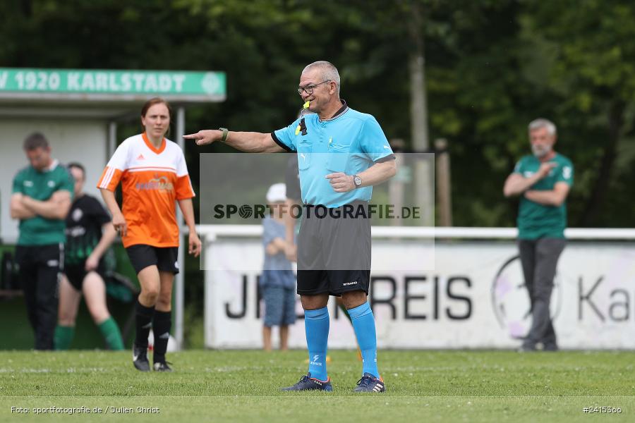 Sportgelände, Karlstadt, 09.06.2024, sport, action, BFV, Fussball, Bezirksliga Frauen 01, FVK, (SG)SV Großwallstadt/Elsenfeld, FV Karlstadt - Bild-ID: 2415366
