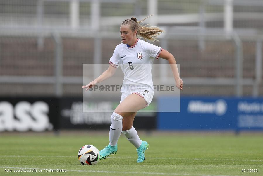 Stadion am Schönbusch, Aschaffenburg, 11.06.2024, sport, action, DFB, Fussball, Juniorinnen, Womens U16, Länderspiel, GER, USA, Deutschland - Bild-ID: 2415403