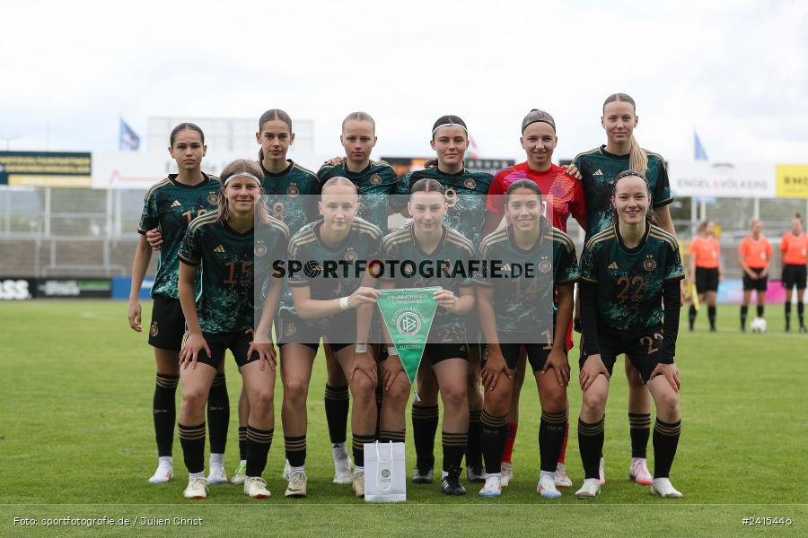 Stadion am Schönbusch, Aschaffenburg, 11.06.2024, sport, action, DFB, Fussball, Juniorinnen, Womens U16, Länderspiel, GER, USA, Deutschland - Bild-ID: 2415446
