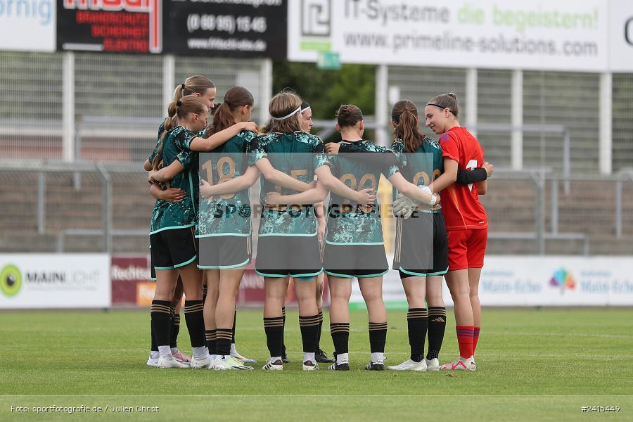 Stadion am Schönbusch, Aschaffenburg, 11.06.2024, sport, action, DFB, Fussball, Juniorinnen, Womens U16, Länderspiel, GER, USA, Deutschland - Bild-ID: 2415449 Stadion am Schönbusch, Aschaffenburg, 11.06.2024, sport, action, DFB, Fussball, Juniorinnen, Womens U16, Länderspiel, GER, USA, Deutschland - Bild-ID: 2415449