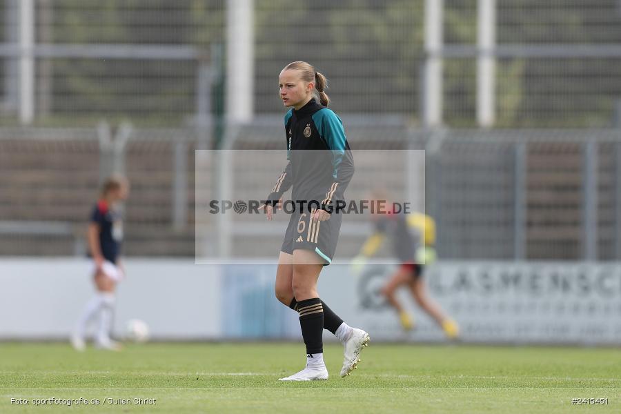 Stadion am Schönbusch, Aschaffenburg, 11.06.2024, sport, action, DFB, Fussball, Juniorinnen, Womens U16, Länderspiel, GER, USA, Deutschland - Bild-ID: 2415451 Stadion am Schönbusch, Aschaffenburg, 11.06.2024, sport, action, DFB, Fussball, Juniorinnen, Womens U16, Länderspiel, GER, USA, Deutschland - Bild-ID: 2415451