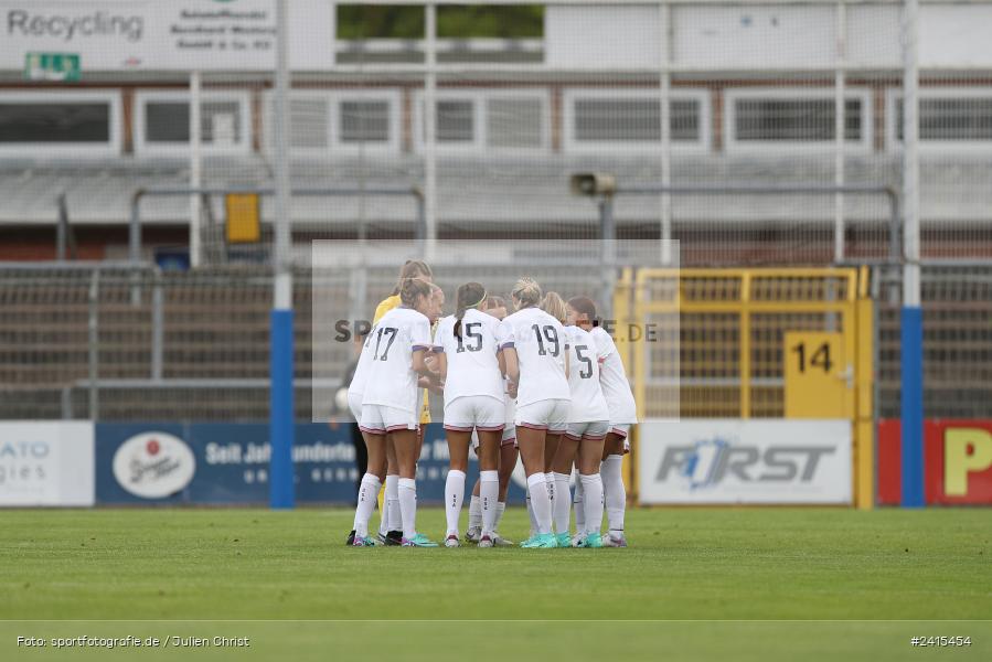 Stadion am Schönbusch, Aschaffenburg, 11.06.2024, sport, action, DFB, Fussball, Juniorinnen, Womens U16, Länderspiel, GER, USA, Deutschland - Bild-ID: 2415454 Stadion am Schönbusch, Aschaffenburg, 11.06.2024, sport, action, DFB, Fussball, Juniorinnen, Womens U16, Länderspiel, GER, USA, Deutschland - Bild-ID: 2415454