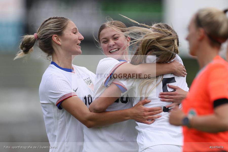 Stadion am Schönbusch, Aschaffenburg, 11.06.2024, sport, action, DFB, Fussball, Juniorinnen, Womens U16, Länderspiel, GER, USA, Deutschland - Bild-ID: 2415474
