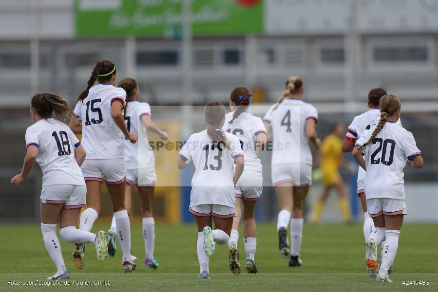 Stadion am Schönbusch, Aschaffenburg, 11.06.2024, sport, action, DFB, Fussball, Juniorinnen, Womens U16, Länderspiel, GER, USA, Deutschland - Bild-ID: 2415483