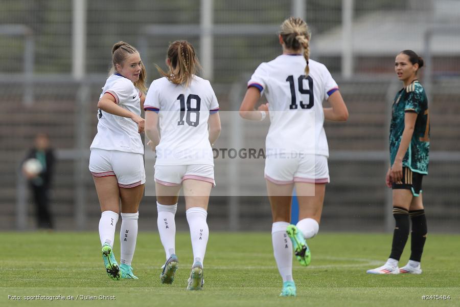 Stadion am Schönbusch, Aschaffenburg, 11.06.2024, sport, action, DFB, Fussball, Juniorinnen, Womens U16, Länderspiel, GER, USA, Deutschland - Bild-ID: 2415484