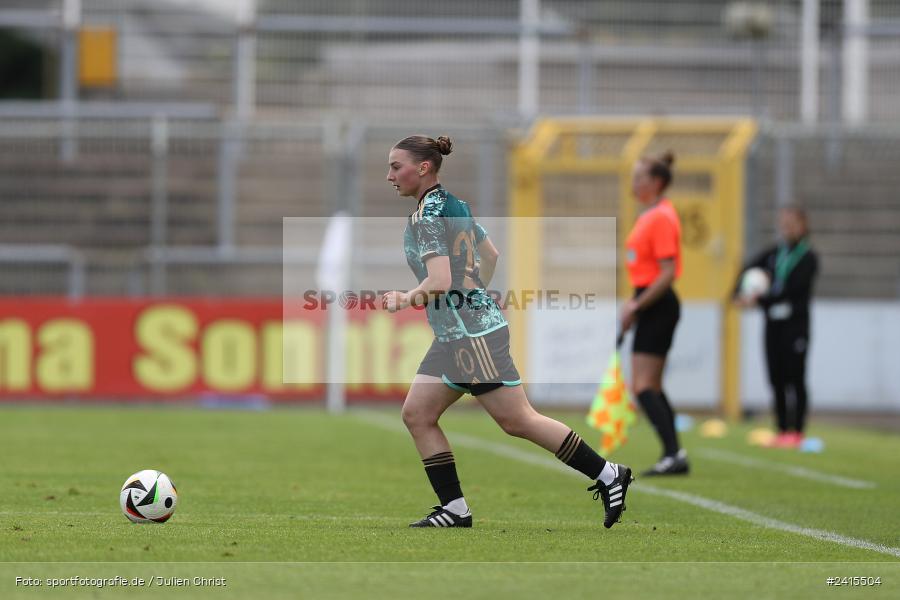 Stadion am Schönbusch, Aschaffenburg, 11.06.2024, sport, action, DFB, Fussball, Juniorinnen, Womens U16, Länderspiel, GER, USA, Deutschland - Bild-ID: 2415504