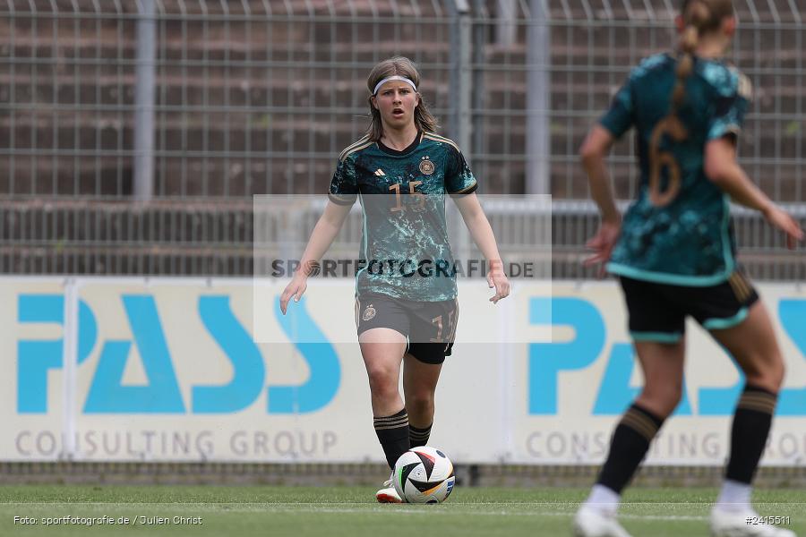 Stadion am Schönbusch, Aschaffenburg, 11.06.2024, sport, action, DFB, Fussball, Juniorinnen, Womens U16, Länderspiel, GER, USA, Deutschland - Bild-ID: 2415511