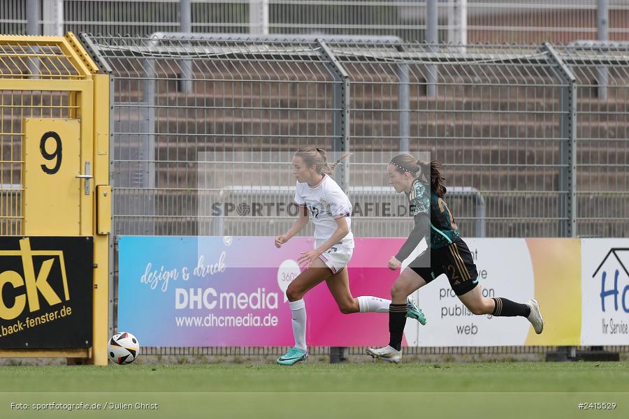 Stadion am Schönbusch, Aschaffenburg, 11.06.2024, sport, action, DFB, Fussball, Juniorinnen, Womens U16, Länderspiel, GER, USA, Deutschland - Bild-ID: 2415529