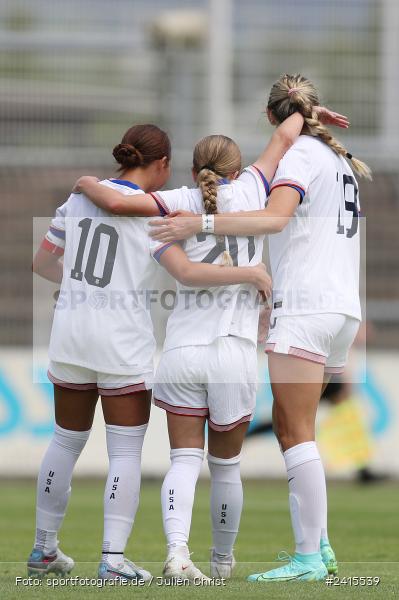 Stadion am Schönbusch, Aschaffenburg, 11.06.2024, sport, action, DFB, Fussball, Juniorinnen, Womens U16, Länderspiel, GER, USA, Deutschland - Bild-ID: 2415539