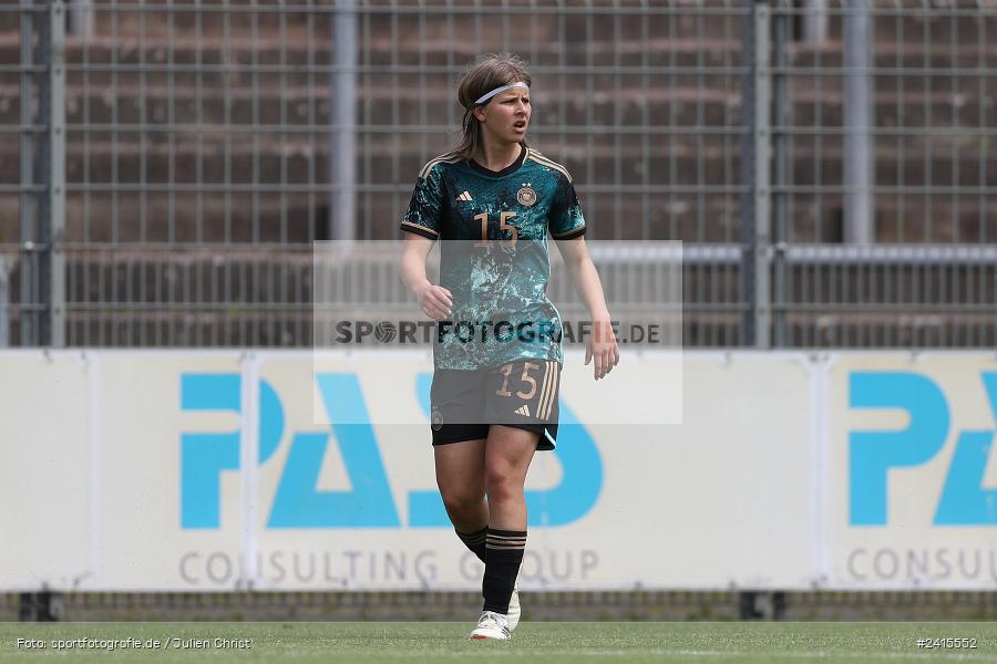 Stadion am Schönbusch, Aschaffenburg, 11.06.2024, sport, action, DFB, Fussball, Juniorinnen, Womens U16, Länderspiel, GER, USA, Deutschland - Bild-ID: 2415552