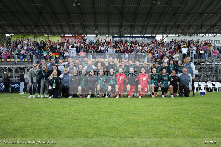 Stadion am Schönbusch, Aschaffenburg, 11.06.2024, sport, action, DFB, Fussball, Juniorinnen, Womens U16, Länderspiel, GER, USA, Deutschland - Bild-ID: 2415568