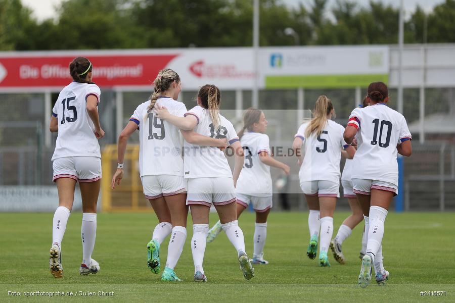 Stadion am Schönbusch, Aschaffenburg, 11.06.2024, sport, action, DFB, Fussball, Juniorinnen, Womens U16, Länderspiel, GER, USA, Deutschland - Bild-ID: 2415571