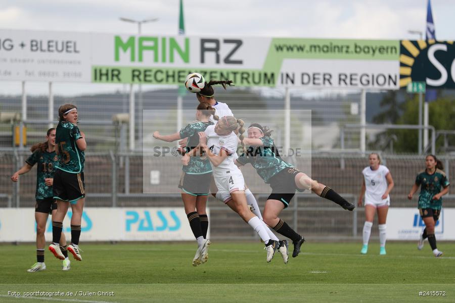 Stadion am Schönbusch, Aschaffenburg, 11.06.2024, sport, action, DFB, Fussball, Juniorinnen, Womens U16, Länderspiel, GER, USA, Deutschland - Bild-ID: 2415572