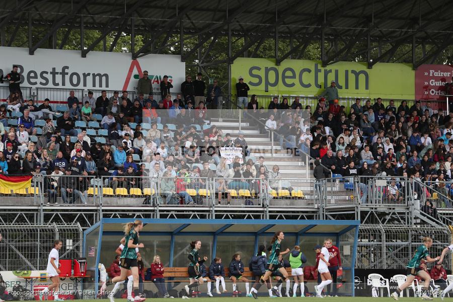 Stadion am Schönbusch, Aschaffenburg, 11.06.2024, sport, action, DFB, Fussball, Juniorinnen, Womens U16, Länderspiel, GER, USA, Deutschland - Bild-ID: 2415586