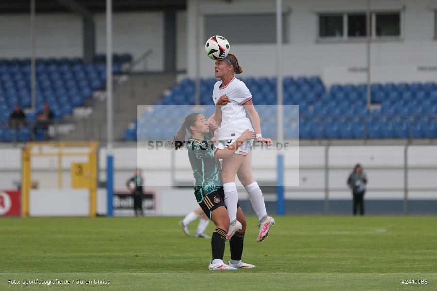 Stadion am Schönbusch, Aschaffenburg, 11.06.2024, sport, action, DFB, Fussball, Juniorinnen, Womens U16, Länderspiel, GER, USA, Deutschland - Bild-ID: 2415588