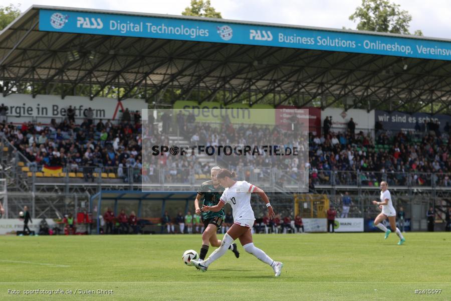 Stadion am Schönbusch, Aschaffenburg, 11.06.2024, sport, action, DFB, Fussball, Juniorinnen, Womens U16, Länderspiel, GER, USA, Deutschland - Bild-ID: 2415597