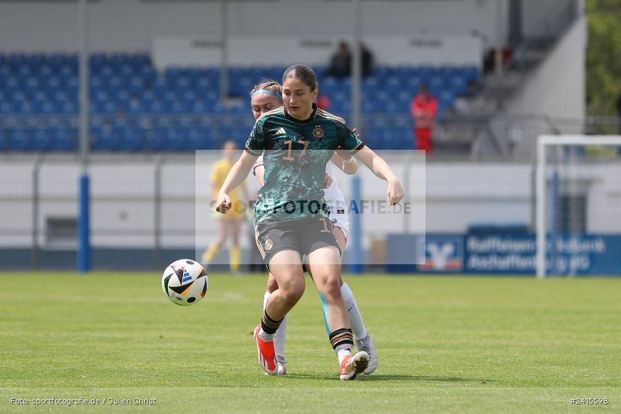 Stadion am Schönbusch, Aschaffenburg, 11.06.2024, sport, action, DFB, Fussball, Juniorinnen, Womens U16, Länderspiel, GER, USA, Deutschland - Bild-ID: 2415598