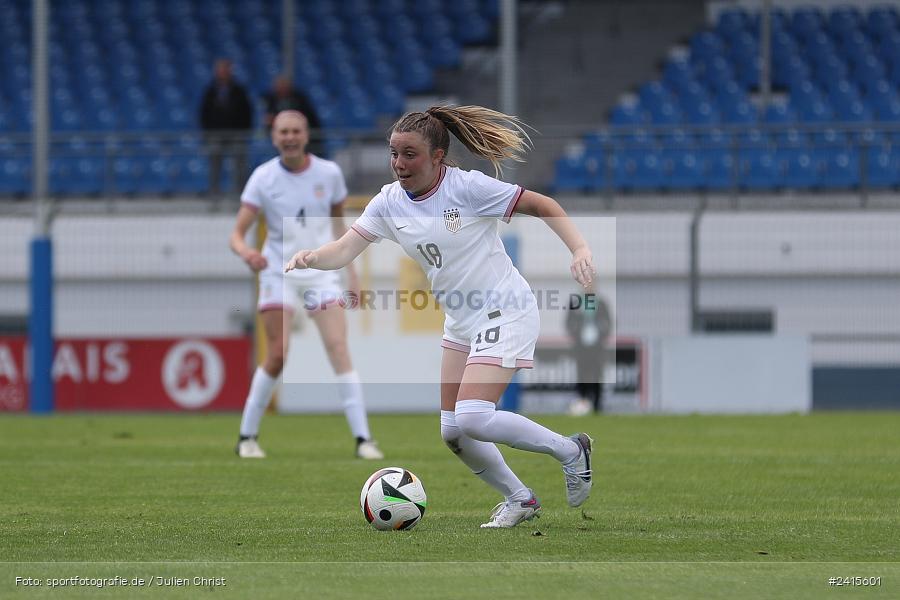 Stadion am Schönbusch, Aschaffenburg, 11.06.2024, sport, action, DFB, Fussball, Juniorinnen, Womens U16, Länderspiel, GER, USA, Deutschland - Bild-ID: 2415601