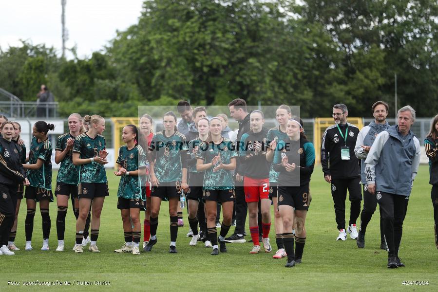 Stadion am Schönbusch, Aschaffenburg, 11.06.2024, sport, action, DFB, Fussball, Juniorinnen, Womens U16, Länderspiel, GER, USA, Deutschland - Bild-ID: 2415604