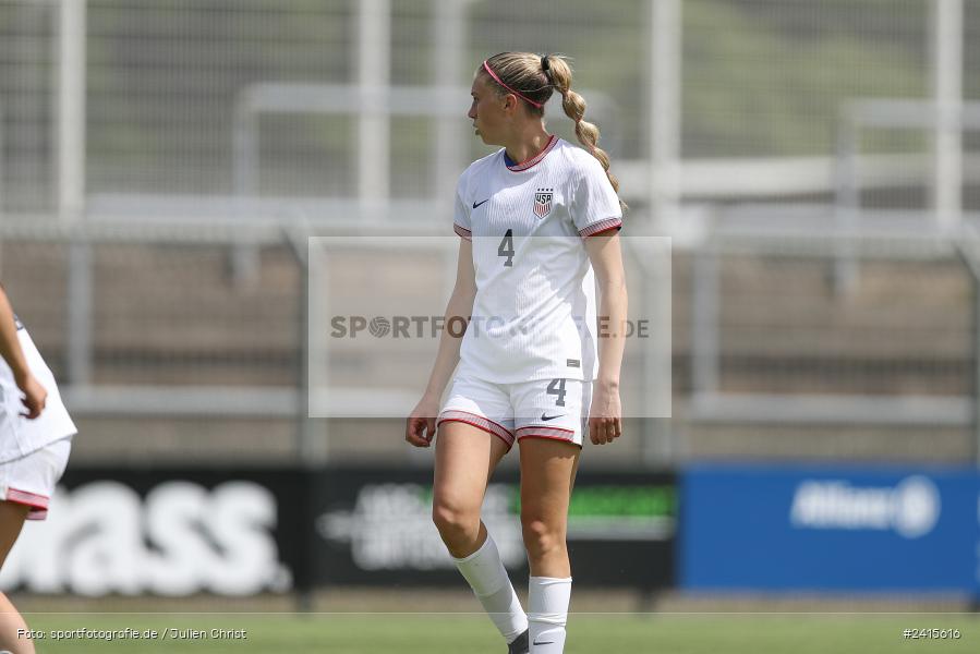 sport, action, Womens U16, USA, Stadion am Schönbusch, Länderspiel, Juniorinnen, GER, Fussball, Deutschland, DFB, Aschaffenburg, 11.06.2024 - Bild-ID: 2415616