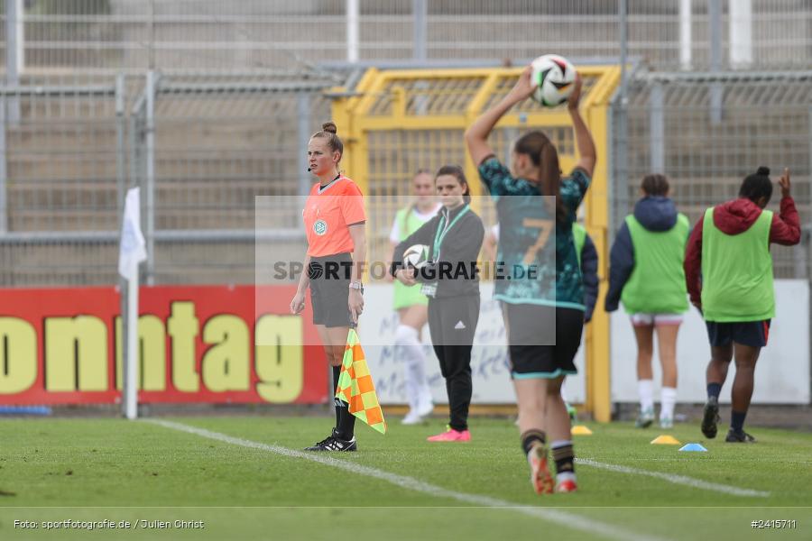 sport, action, Womens U16, USA, Stadion am Schönbusch, Länderspiel, Juniorinnen, GER, Fussball, Deutschland, DFB, Aschaffenburg, 11.06.2024 - Bild-ID: 2415711 sport, action, Womens U16, USA, Stadion am Schönbusch, Länderspiel, Juniorinnen, GER, Fussball, Deutschland, DFB, Aschaffenburg, 11.06.2024 - Bild-ID: 2415711