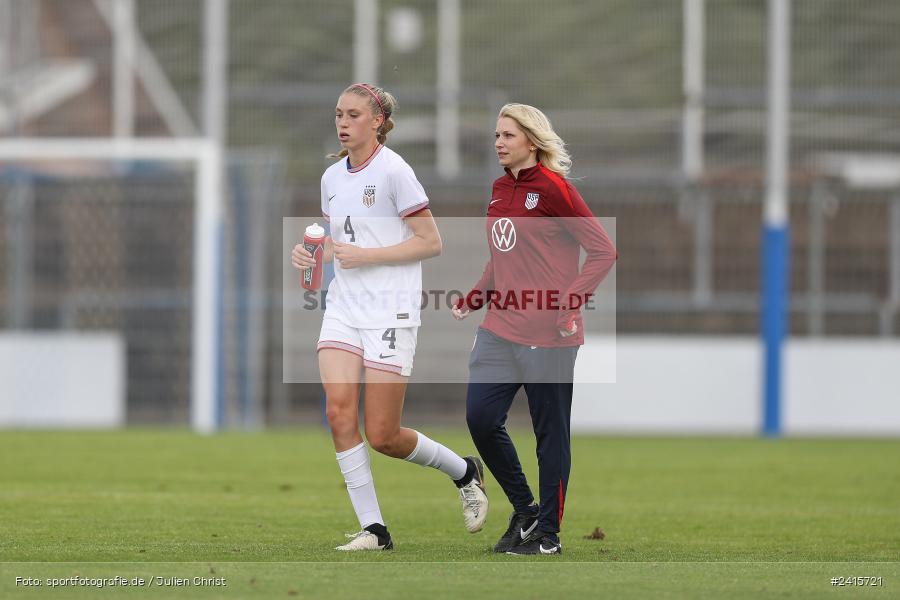 sport, action, Womens U16, USA, Stadion am Schönbusch, Länderspiel, Juniorinnen, GER, Fussball, Deutschland, DFB, Aschaffenburg, 11.06.2024 - Bild-ID: 2415721