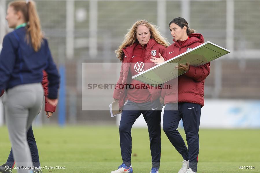 sport, action, Womens U16, USA, Stadion am Schönbusch, Länderspiel, Juniorinnen, GER, Fussball, Deutschland, DFB, Aschaffenburg, 11.06.2024 - Bild-ID: 2415724