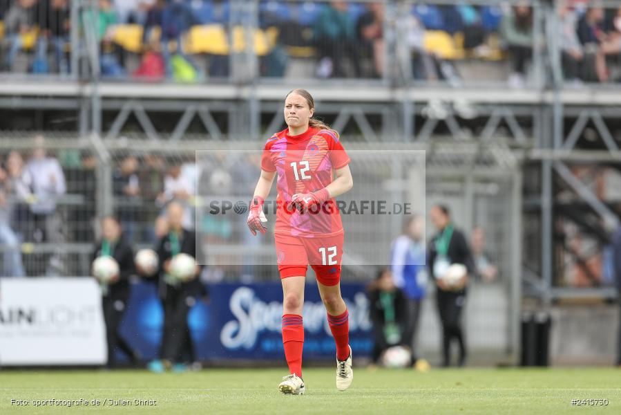 sport, action, Womens U16, USA, Stadion am Schönbusch, Länderspiel, Juniorinnen, GER, Fussball, Deutschland, DFB, Aschaffenburg, 11.06.2024 - Bild-ID: 2415730