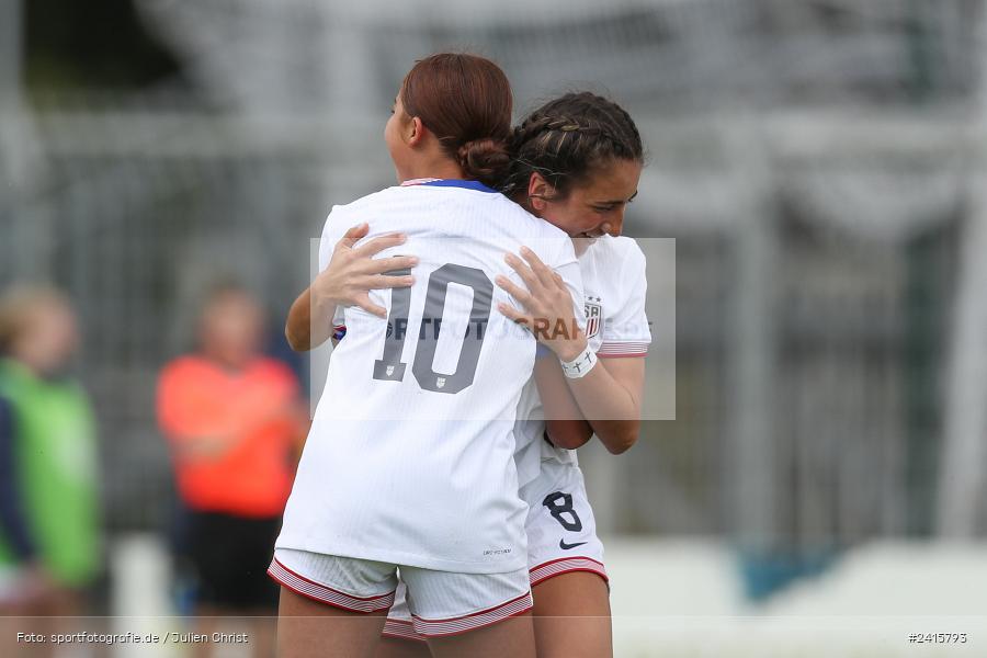 sport, action, Womens U16, USA, Stadion am Schönbusch, Länderspiel, Juniorinnen, GER, Fussball, Deutschland, DFB, Aschaffenburg, 11.06.2024 - Bild-ID: 2415793 sport, action, Womens U16, USA, Stadion am Schönbusch, Länderspiel, Juniorinnen, GER, Fussball, Deutschland, DFB, Aschaffenburg, 11.06.2024 - Bild-ID: 2415793