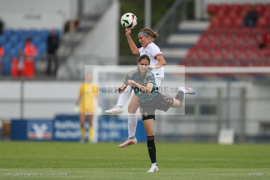 sport, action, Womens U16, USA, Stadion am Schönbusch, Länderspiel, Juniorinnen, GER, Fussball, Deutschland, DFB, Aschaffenburg, 11.06.2024 - Bild-ID: 2415817 sport, action, Womens U16, USA, Stadion am Schönbusch, Länderspiel, Juniorinnen, GER, Fussball, Deutschland, DFB, Aschaffenburg, 11.06.2024 - Bild-ID: 2415817