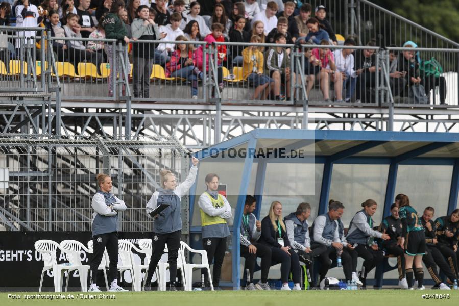 sport, action, Womens U16, USA, Stadion am Schönbusch, Länderspiel, Juniorinnen, GER, Fussball, Deutschland, DFB, Aschaffenburg, 11.06.2024 - Bild-ID: 2415843 sport, action, Womens U16, USA, Stadion am Schönbusch, Länderspiel, Juniorinnen, GER, Fussball, Deutschland, DFB, Aschaffenburg, 11.06.2024 - Bild-ID: 2415843