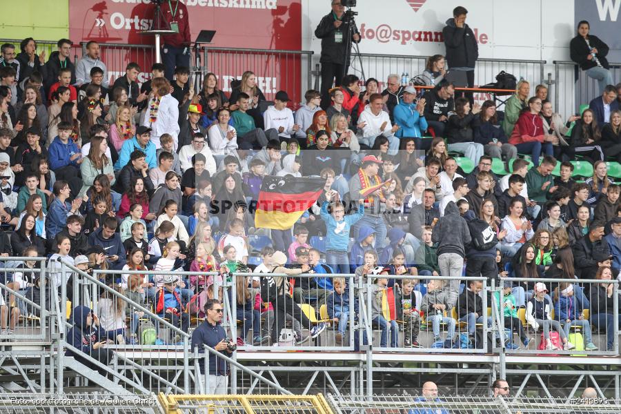 sport, action, Womens U16, USA, Stadion am Schönbusch, Länderspiel, Juniorinnen, GER, Fussball, Deutschland, DFB, Aschaffenburg, 11.06.2024 - Bild-ID: 2415895