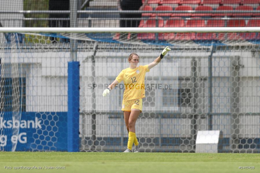 sport, action, Womens U16, USA, Stadion am Schönbusch, Länderspiel, Juniorinnen, GER, Fussball, Deutschland, DFB, Aschaffenburg, 11.06.2024 - Bild-ID: 2415928