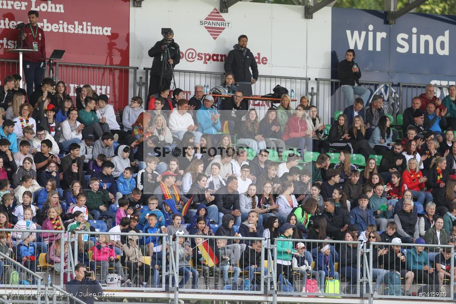 sport, action, Womens U16, USA, Stadion am Schönbusch, Länderspiel, Juniorinnen, GER, Fussball, Deutschland, DFB, Aschaffenburg, 11.06.2024 - Bild-ID: 2415930