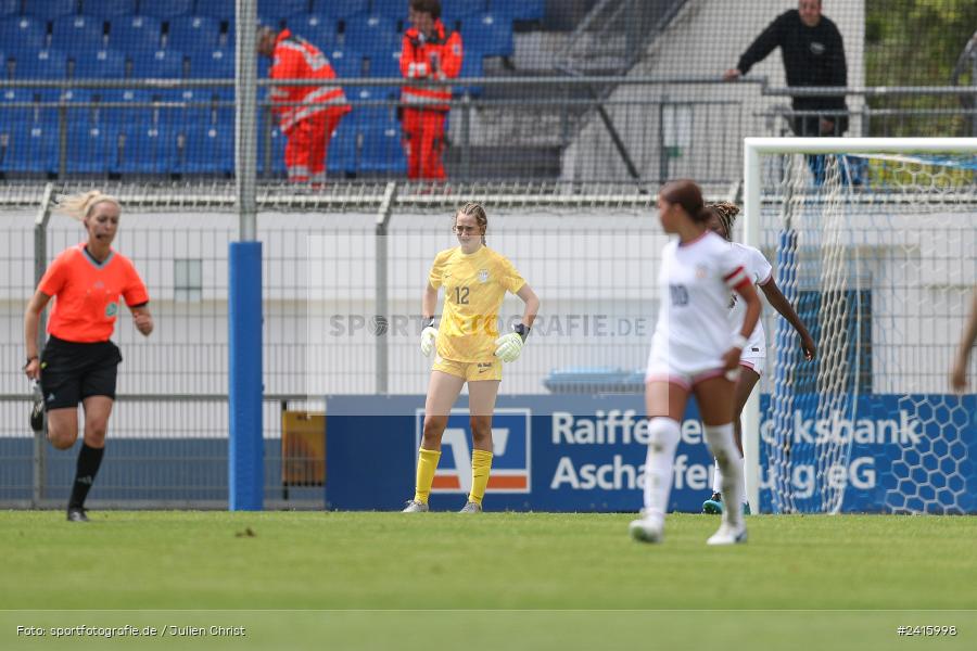 sport, action, Womens U16, USA, Stadion am Schönbusch, Länderspiel, Juniorinnen, GER, Fussball, Deutschland, DFB, Aschaffenburg, 11.06.2024 - Bild-ID: 2415998