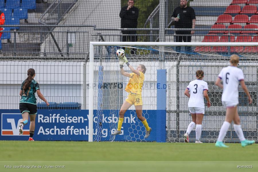 sport, action, Womens U16, USA, Stadion am Schönbusch, Länderspiel, Juniorinnen, GER, Fussball, Deutschland, DFB, Aschaffenburg, 11.06.2024 - Bild-ID: 2416023 sport, action, Womens U16, USA, Stadion am Schönbusch, Länderspiel, Juniorinnen, GER, Fussball, Deutschland, DFB, Aschaffenburg, 11.06.2024 - Bild-ID: 2416023
