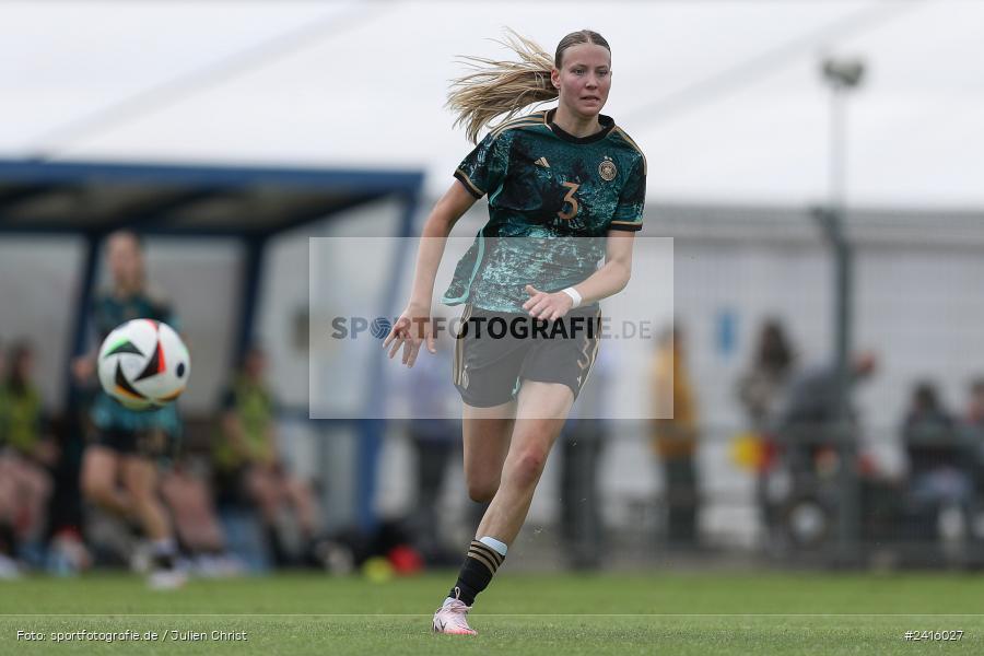 sport, action, Womens U16, USA, Stadion am Schönbusch, Länderspiel, Juniorinnen, GER, Fussball, Deutschland, DFB, Aschaffenburg, 11.06.2024 - Bild-ID: 2416027 sport, action, Womens U16, USA, Stadion am Schönbusch, Länderspiel, Juniorinnen, GER, Fussball, Deutschland, DFB, Aschaffenburg, 11.06.2024 - Bild-ID: 2416027