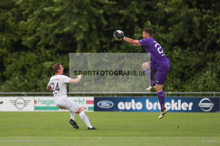 Fundamentum Sportpark, Karlburg, 22.06.2024, sport, action, BFV, Fussball, Regionalliga Bayern, Bayernliga Nord, Landesfreundschaftsspiele, FCS, TSV, 1. FC Schweinfurt 1905, TSV Karlburg - Bild-ID: 2416056