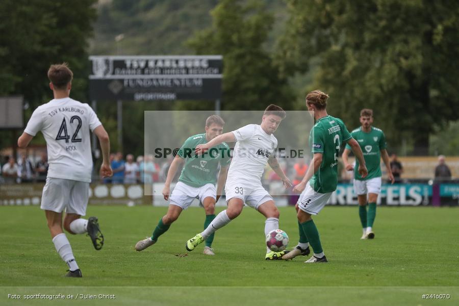 Fundamentum Sportpark, Karlburg, 22.06.2024, sport, action, BFV, Fussball, Regionalliga Bayern, Bayernliga Nord, Landesfreundschaftsspiele, FCS, TSV, 1. FC Schweinfurt 1905, TSV Karlburg - Bild-ID: 2416070