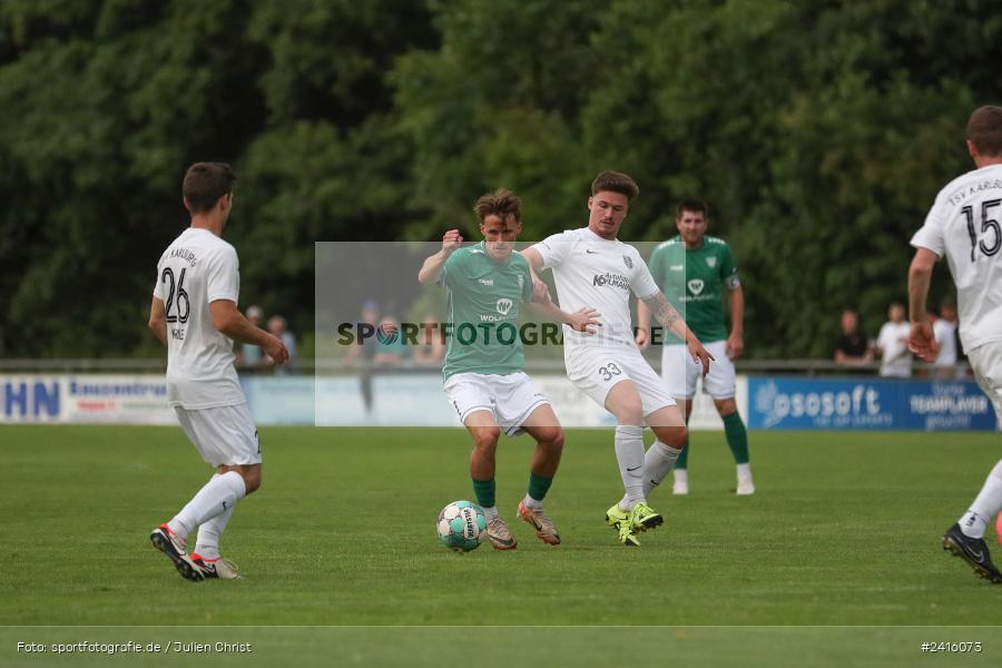 Fundamentum Sportpark, Karlburg, 22.06.2024, sport, action, BFV, Fussball, Regionalliga Bayern, Bayernliga Nord, Landesfreundschaftsspiele, FCS, TSV, 1. FC Schweinfurt 1905, TSV Karlburg - Bild-ID: 2416073