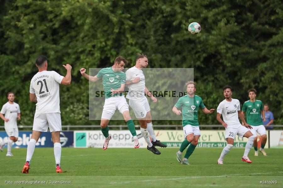 Fundamentum Sportpark, Karlburg, 22.06.2024, sport, action, BFV, Fussball, Regionalliga Bayern, Bayernliga Nord, Landesfreundschaftsspiele, FCS, TSV, 1. FC Schweinfurt 1905, TSV Karlburg - Bild-ID: 2416093