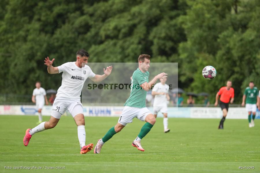 Fundamentum Sportpark, Karlburg, 22.06.2024, sport, action, BFV, Fussball, Regionalliga Bayern, Bayernliga Nord, Landesfreundschaftsspiele, FCS, TSV, 1. FC Schweinfurt 1905, TSV Karlburg - Bild-ID: 2416095