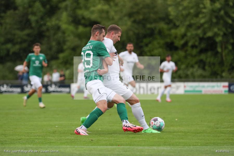 Fundamentum Sportpark, Karlburg, 22.06.2024, sport, action, BFV, Fussball, Regionalliga Bayern, Bayernliga Nord, Landesfreundschaftsspiele, FCS, TSV, 1. FC Schweinfurt 1905, TSV Karlburg - Bild-ID: 2416102