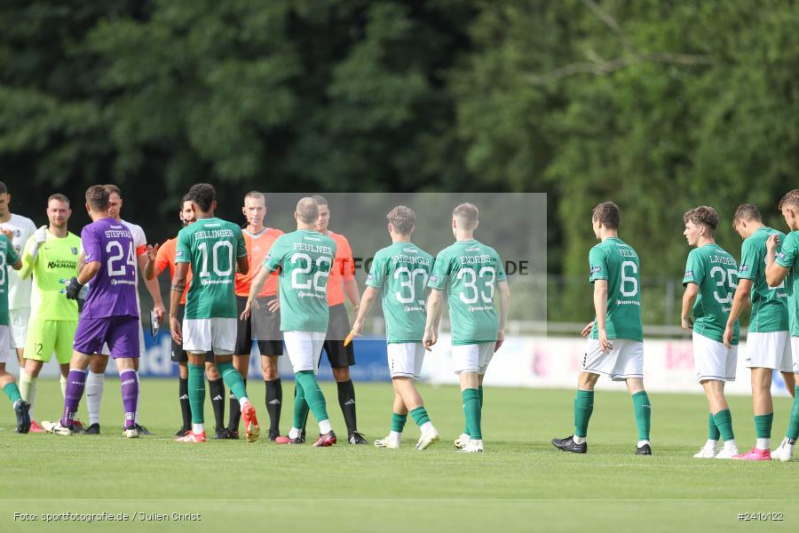 Fundamentum Sportpark, Karlburg, 21.06.2024, sport, action, BFV, Fussball, Regionalliga Bayern, Bayernliga Nord, Landesfreundschaftsspiele, FCS, TSV, 1. FC Schweinfurt 1905, TSV Karlburg - Bild-ID: 2416122
