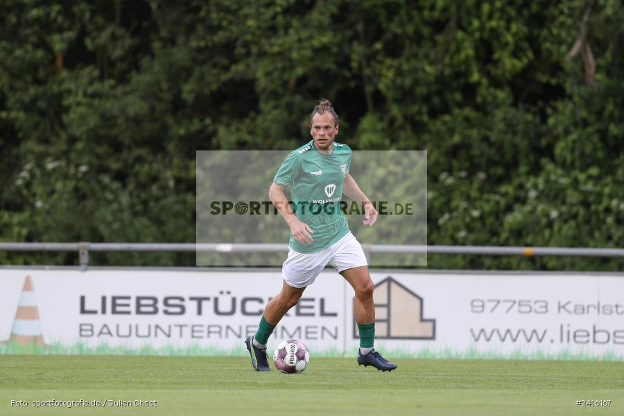 Fundamentum Sportpark, Karlburg, 21.06.2024, sport, action, BFV, Fussball, Regionalliga Bayern, Bayernliga Nord, Landesfreundschaftsspiele, FCS, TSV, 1. FC Schweinfurt 1905, TSV Karlburg - Bild-ID: 2416167