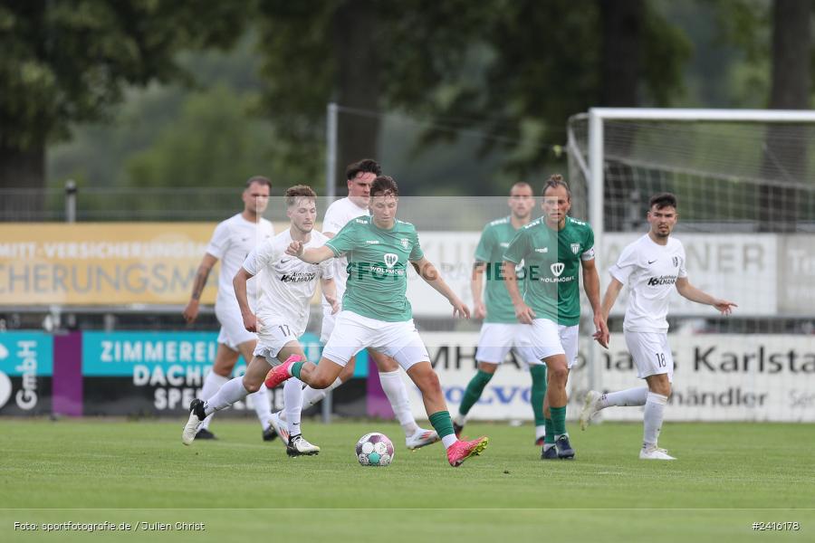 Fundamentum Sportpark, Karlburg, 21.06.2024, sport, action, BFV, Fussball, Regionalliga Bayern, Bayernliga Nord, Landesfreundschaftsspiele, FCS, TSV, 1. FC Schweinfurt 1905, TSV Karlburg - Bild-ID: 2416178